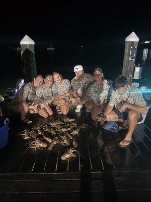 key west bully net boat lobster charter trip 12